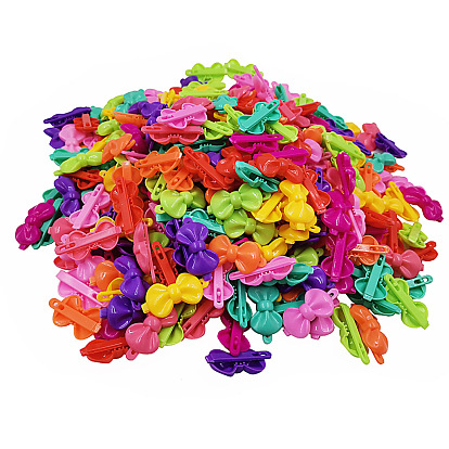 Kids Hair Accessories, Plastic Hair Clips, Bowknot