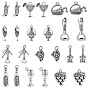 60 шт 12 стили подвески из сплава в тибетском стиле