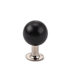 ABS Plastic Imitation Pearl Rivet Studs, with Iron Findings