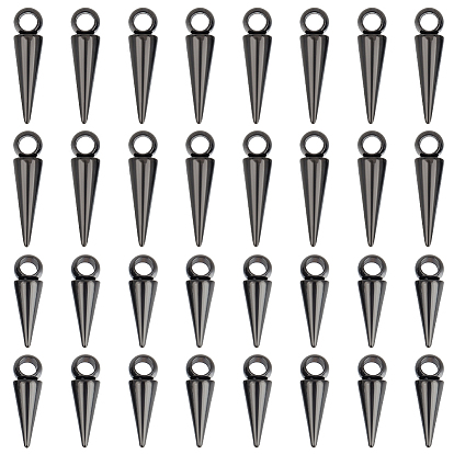 32 шт 2 стиль подвески из нержавеющей стали, шарм конус/шип