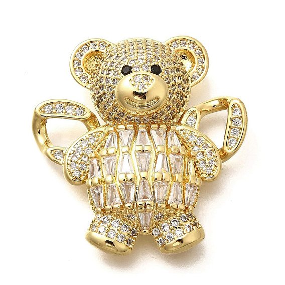 Покрытие стойки латунь микропаве прозрачные подвески из кубического циркония, нести прелести, долговечный, без свинца и без кадмия