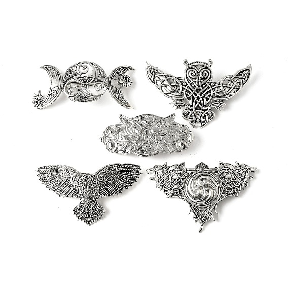 Заколки для волос из цинкового сплава в стиле викингов для женщин