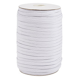 Bande élastique plate pour boucle d'oreille, couvre-bouche cordon élastique, matériau de couverture buccale jetable bricolage