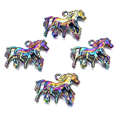 Alloy Pendants, Cadmium Free & Nickel Free & Lead Free, Horse
