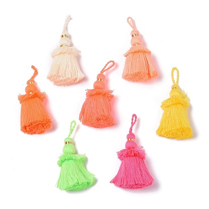 Polycotton(Polyester Cotton) Tassel Big Pendant Decorations