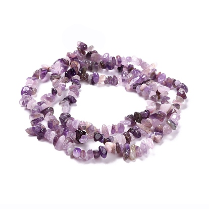 Natural Amethyst Beads Strands, Chip