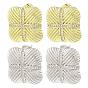 Rack Plating Brass Micro Pave Cubic Zirconia Square Stud Earrings, Long-Lasting Plated, Lead Free & Cadmium Free