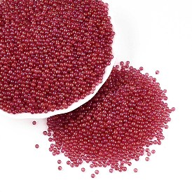 Светящиеся стеклянные бусины для запекания, круглые, светится в темноте, без отверстия 