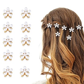Sweet Pearl Flower Hair Clips for Girls - Cute and Lovely Hair Accessories Set