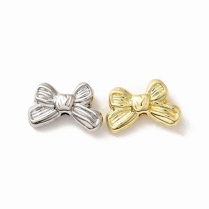 Бусины из сплава с бантом, без свинца, без кадмии и без никеля, стойки покрытие