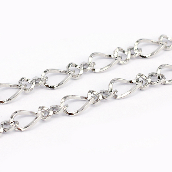 304 Stainless Steel Figaro Chains, Figure 8 Chains, Unwelded