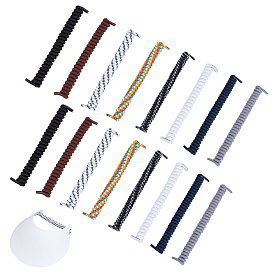 8 пар 8 моделей полиэстеровых пружинных шнурков