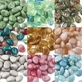 Непрозрачные акриловые бусины, самородки