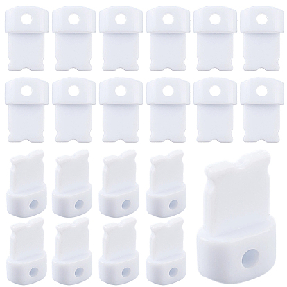 50шт. ПВХ пластиковые мобильные пылезащитные заглушки, прямоугольные