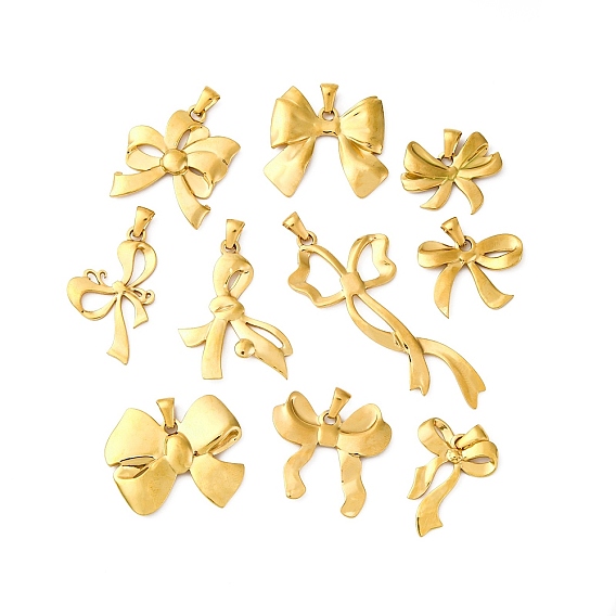 201 подвески из нержавеющей стали, очарование бантом