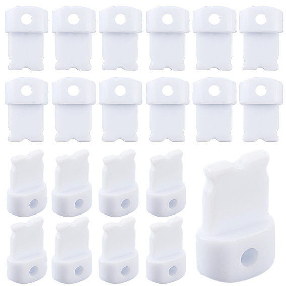 50шт. ПВХ пластиковые мобильные пылезащитные заглушки, прямоугольные