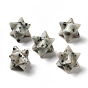 Natural Sesame Jasper/Kiwi Jasper Beads, No Hole/Undrilled, Merkaba Star