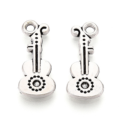 Сплавочные подвески тибетского стиля, гитар, без кадмия и без свинца