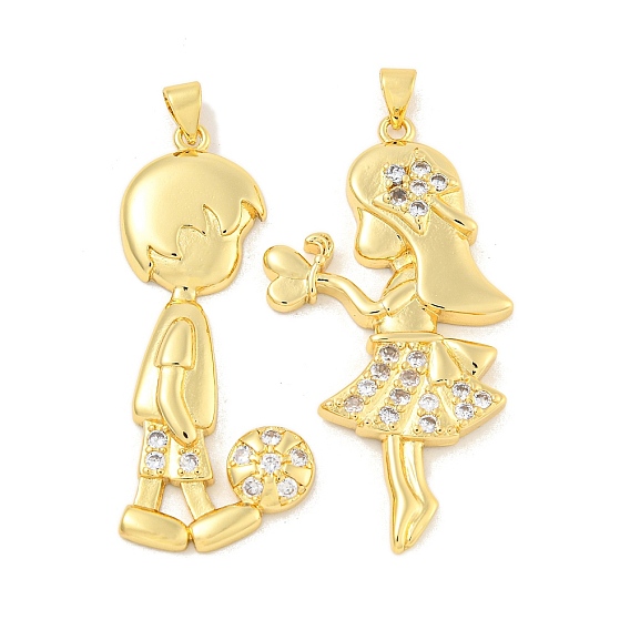 Покрытие стойки латунь микропаве прозрачные подвески из кубического циркония, долговечный, без кадмия и без свинца, реальный 18 k позолоченный