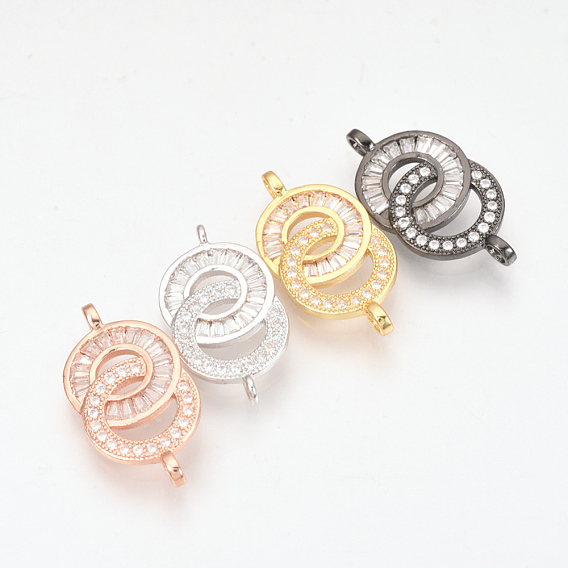 Латунные микро проложить кубических ссылки циркония, круг