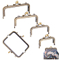 4Pcs 4 Style Iron Purse Frames, Bag Handle, for Bag Sewing Craft