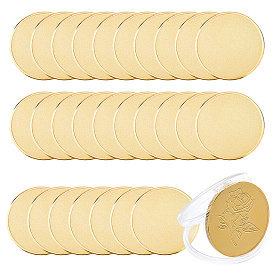 Pièce commémorative vierge en fer, plat rond
