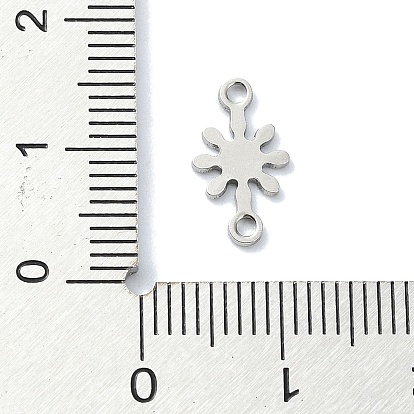 201 Stainless Steel Connector Charms, Snowflake Links
