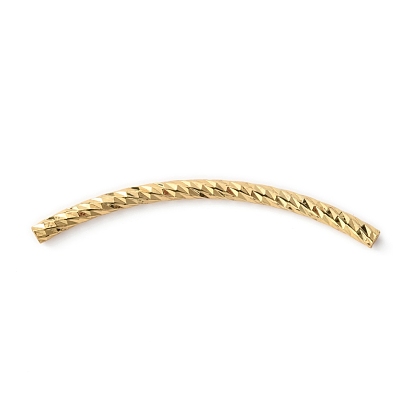 Laiton courbes perles tubulaires, 