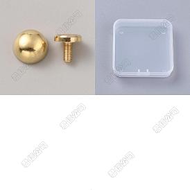 16pcs Brass Bag Feets, Half Round