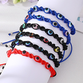 Colorful Evil Eye Handmade Braided Bracelet for Fashionable Men and Women