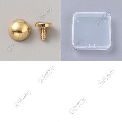 16pcs Brass Bag Feets, Half Round