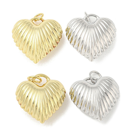 Стойки обшивки латунные подвески, долговечный, без свинца и без кадмия, сердце прелести