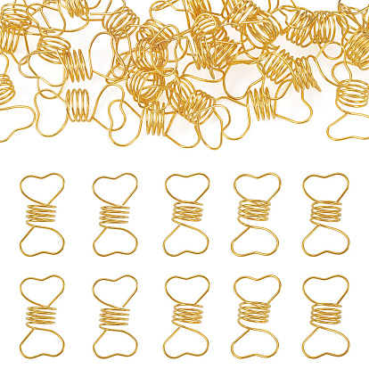 30шт. дреды из сплава, украшения для волос, манжеты для волос, сердце