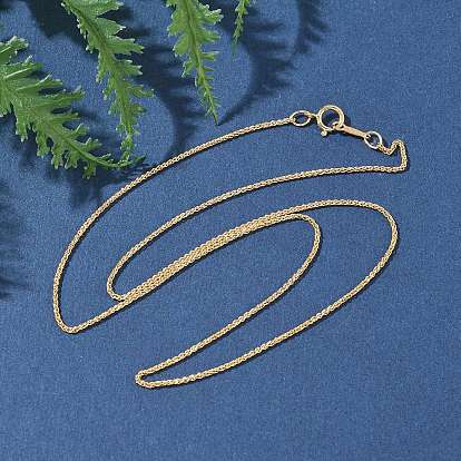 Латунные ожерелья из цепочек пшеницы для женщин и мужчин