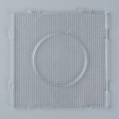 Square Pegboards for 3x2.5mm Mini Fuse Beads, 140x140x7.5mm