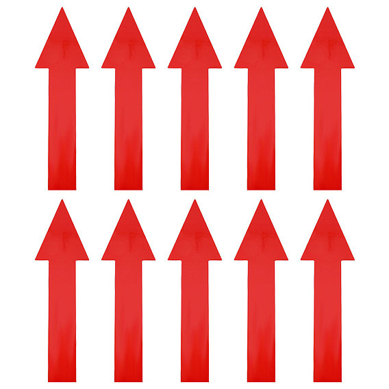 20шт. стрелок, пластиковые наклейки, водонепроницаемые самоклеящиеся этикетки-наклейки