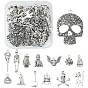 28 шт 14 подвески из сплава в тибетском стиле, без свинца и без кадмия, разнообразные