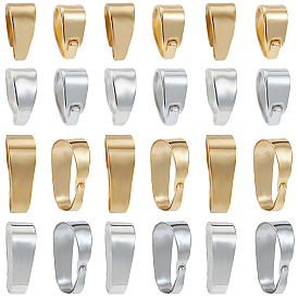 80шт 4 стиль латунные защелки на дужках, без кадмия и без свинца