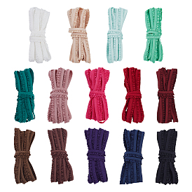 28 ярды 14 цвета нейлон с оборками эластичная кружевная отделка, для украшения одежды