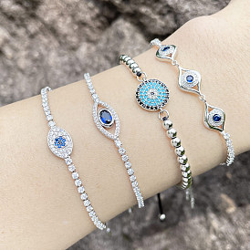 Eye-catching Blue Eye Bracelet for Women - Unique Devil's Eye Design