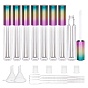 DIY Empty Lipstick Bottle, Lip Gloss Tube Sets, Lip Balm Tube, with Cap, Plastic Funnel Hopper & Dropper