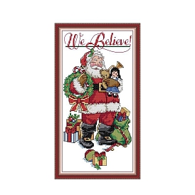 Christmas Santa Claus Pattern DIY Embroidery Kit