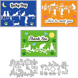 Углеродистая сталь разрезает трафареты, Шаблон для изготовления бумажных карточек с декоративным тиснением для скрапбукинга своими руками, художественный промысел