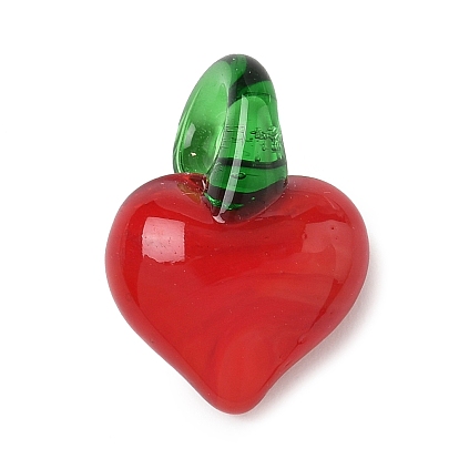 Подвески ручной работы в технике ламоворк, сердечный перец