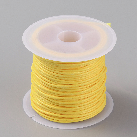 10m cordons en polyester ciré, ronde