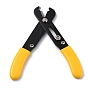 45# Steel Pliers, Quick Link Connector & Remover Tool, for Opening and Clamping Unwelded Link Chain, with Plastic Handle Cover