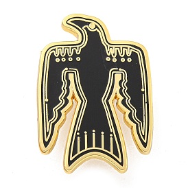 Alloy Enamel Pin Brooch, for Backpack Clothes, Eagle