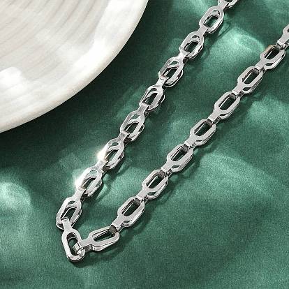 304 ожерелья из звеньевой цепи из нержавеющей стали для женщин и мужчин