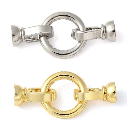 Латунь раз по сравнению с застежками, без свинца и без кадмия, долговечный, стойки покрытие, плоско-круглые