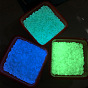 Synthetic Luminous Stone Beads, Glow in the Dark, Capsule Shape, No Hole